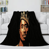 Load image into Gallery viewer, Tupac Amaru Shakur Flannel Fleece Blanket Throw Cosplay Quilt Blanket