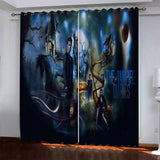 Load image into Gallery viewer, Twilight The Vampire Diaries Pattern Curtains Blackout Window Drapes