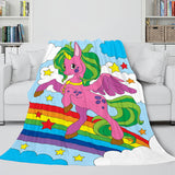 Load image into Gallery viewer, Unicorn Blanket Flannel Fleece Throw Blanket Girls Birthday Gift