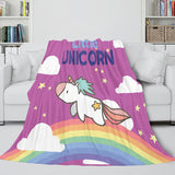 Load image into Gallery viewer, Unicorn Blanket Flannel Fleece Throw Cosplay Blanket Christmas Gift