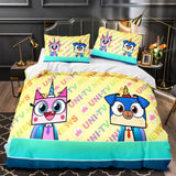 Load image into Gallery viewer, Unikitty Bedding Set Quilt Duvet Cover Bedding Sets for Kids Gift