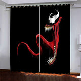 Load image into Gallery viewer, Venom Pattern Curtains Blackout Window Drapes