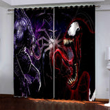 Load image into Gallery viewer, Venom Pattern Curtains Blackout Window Drapes