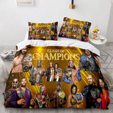 Charger l&#39;image dans la visionneuse de la galerie, WWE RAW Cosplay UK Parure de lit Couette Housses de couette Ensembles de draps