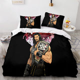 Charger l&#39;image dans la visionneuse de la galerie, WWE RAW UK Parure de lit pour chambre à coucher avec housses de couette et draps de lit