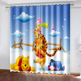 Load image into Gallery viewer, Winnie the pooh Curtains Blackout Window Drapes