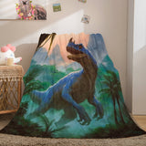 Load image into Gallery viewer, Zebra Dinosaur Leopard Flannel Fleece Blanket Dunelm Bedding Blanket