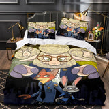 Charger l&#39;image dans la visionneuse de la galerie, Zootopia Literie Cosplay Couette Housses de Couette Décoration Lit