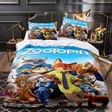 Charger l&#39;image dans la visionneuse de la galerie, Zootopia Literie Cosplay Couette Housses de Couette Décoration Lit